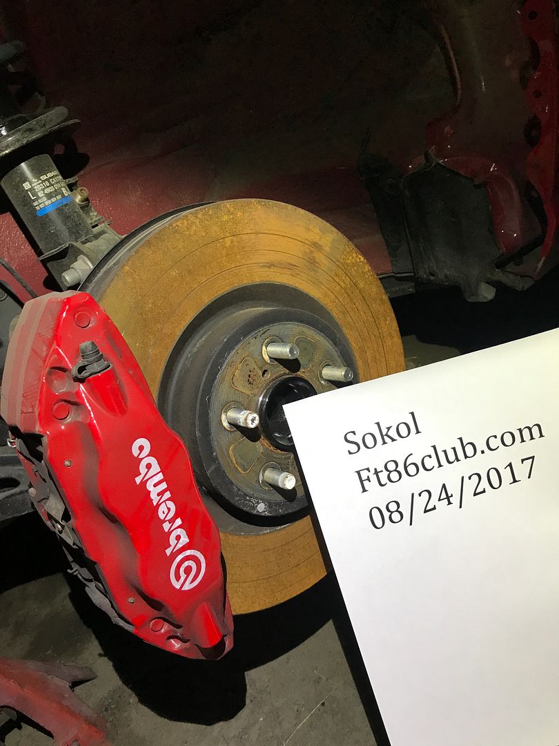 FS; Brembo Brakes Performance PCKG 900 miles brz/frs Toyota GR86, 86